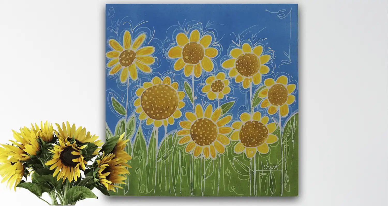 luwa quadro girasol